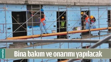 BİNANIN BAKIM VE ONARIM İŞİ YAPILACAK