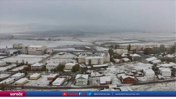 Bing&ouml;l'de kar etkili oldu