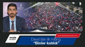 &ldquo;Binler katıldı&rdquo;