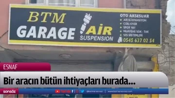 Bir aracın b&uuml;t&uuml;n ihtiya&ccedil;ları burada&hellip;