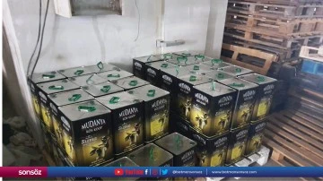 Bir ton sahte zeytinyağı ele ge&ccedil;irildi