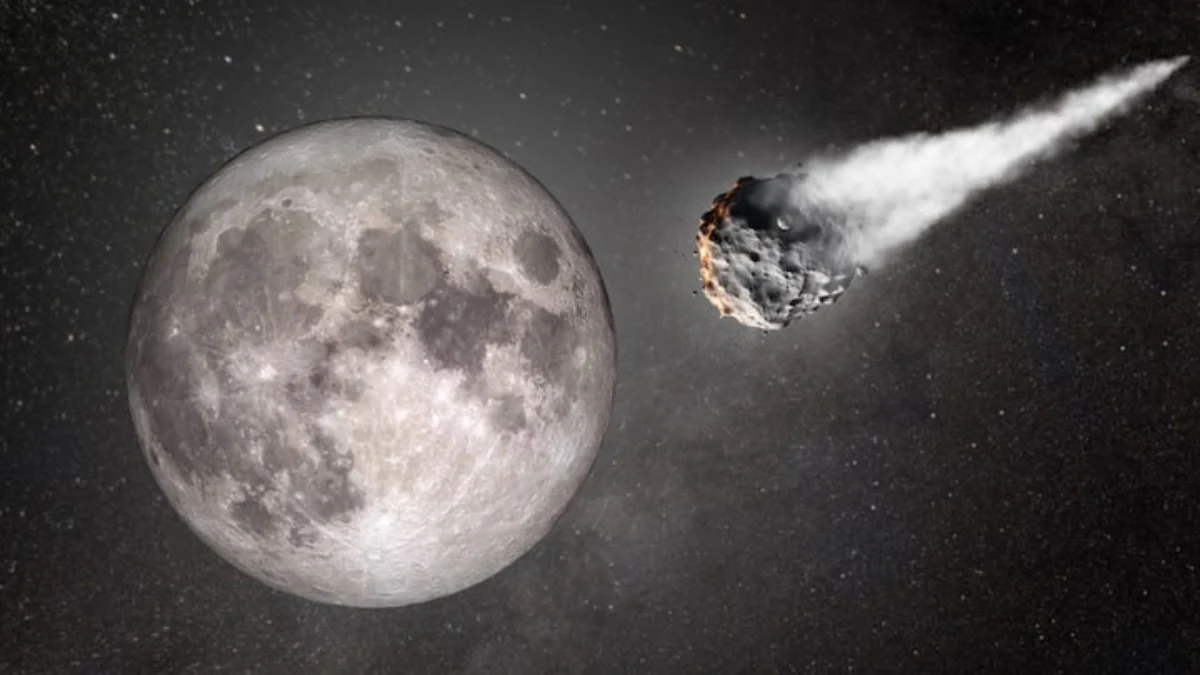 Bir zamanlar D&uuml;nya'yı tehdit ediyordu: Dev asteroid Ay'a yaklaşıyor