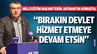&ldquo;Bırakın devlet hizmet etmeye devam etsin&rdquo;