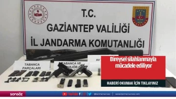 Bireysel silahlanmayla m&uuml;cadele ediliyor