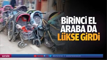 Birinci el araba da l&uuml;kse girdi