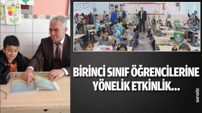 Birinci sınıf &ouml;ğrencilerine y&ouml;nelik etkinlik&hellip;