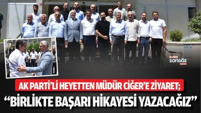 &ldquo;Birlikte başarı hikayesi yazacağız&rdquo;