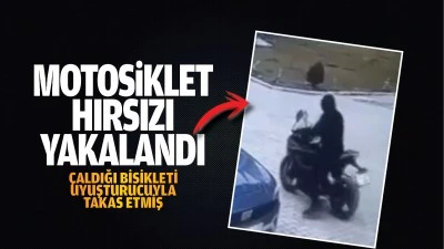 Bisiklet hırsızı yakalandı; &Ccedil;aldığı bisikleti uyuşturucuyla takas etmiş