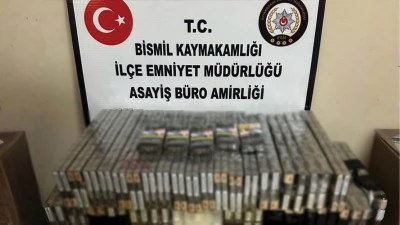 Bismil'de 400 paket ka&ccedil;ak sigara ve 400 tabanca fişeği ele ge&ccedil;irildi