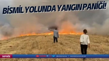 Bismil yolunda yangın paniği!