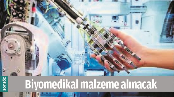 BİYOMEDİKAL MALZEME ALINACAK