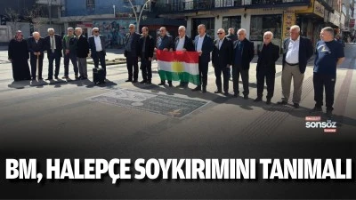BM, Halep&ccedil;e soykırımını tanımalı