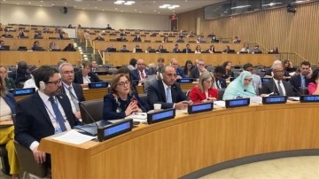 BM Toplantısında Fatma Şahin'den G&uuml;&ccedil;l&uuml; &Ccedil;ağrı