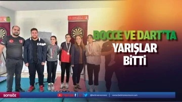 Bocce ve Dart&rsquo;ta yarışlar bitti
