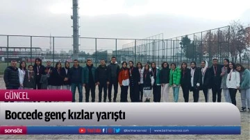 Boccede gen&ccedil; kızlar yarıştı