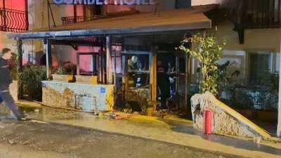 Bodrum'da otelde &ccedil;ıkan yangın s&ouml;nd&uuml;r&uuml;ld&uuml;