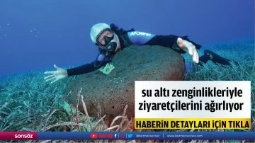  Bodrum, su altı zenginlikleriyle ziyaret&ccedil;ilerini ağırlıyor