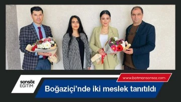 Boğazi&ccedil;i'nde iki meslek tanıtıldı