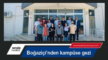 Boğazi&ccedil;i&rsquo;nden kamp&uuml;se gezi