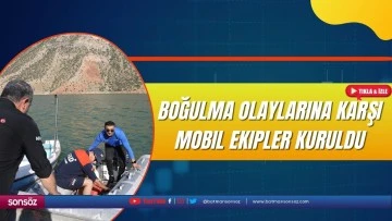 Boğulma olaylarına karşı mobil ekipler kuruldu