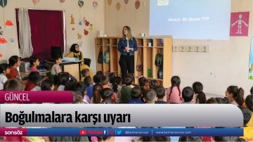 Boğulmalara karşı uyarı