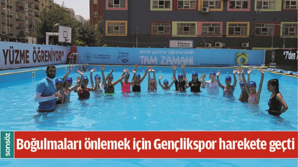 Boğulmaları &ouml;nlemek i&ccedil;in Gen&ccedil;likspor harekete ge&ccedil;ti