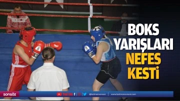 Boks yarışları nefes kesti