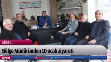 B&ouml;lge M&uuml;d&uuml;r&uuml;nden 10 ocak ziyareti