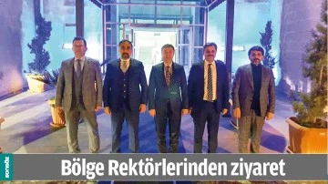 B&Ouml;LGE REKT&Ouml;RLERİNDEN ZİYARET