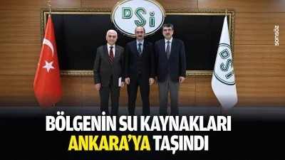 B&ouml;lgenin su kaynakları Ankara&rsquo;ya taşındı