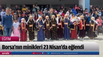 Borsa&rsquo;nın minikleri 23 Nisan&rsquo;da eğlendi