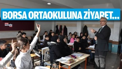 Borsa Ortaokuluna ziyaret&hellip;