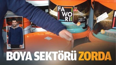 Boya sekt&ouml;r&uuml; zorda&hellip;