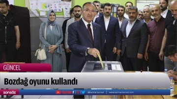 Bozdağ oyunu kullandı