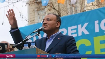 Bozdağ, Şanlıurfa'da se&ccedil;im b&uuml;rosu a&ccedil;ılışına katıldı: