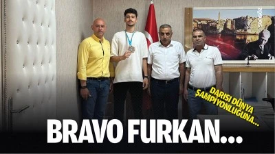 Bravo Furkan&hellip; Darısı d&uuml;nya şampiyonluğuna&hellip;