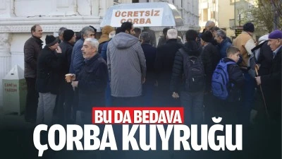 Bu da bedava &ccedil;orba kuyruğu&hellip;