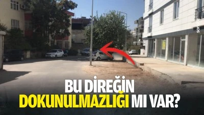 Bu direğin dokunulmazlığı mı var?