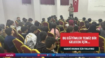 Bu eğitimler temiz bir gelecek i&ccedil;in&hellip;
