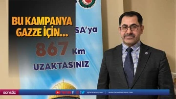 Bu kampanya Gazze i&ccedil;in&hellip;