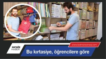 BU KIRTASİYE, &Ouml;ĞRENCİLERE G&Ouml;RE