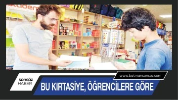Bu kırtasiye, &ouml;ğrencilere g&ouml;re