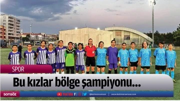 Bu kızlar b&ouml;lge şampiyonu&hellip;