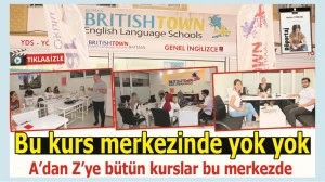 BU KURS MERKEZİNDE YOK YOK