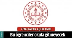 BU &Ouml;ĞRENCİLER OKULA GİTMEYECEK