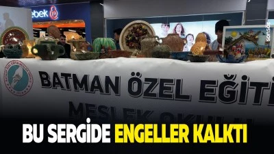 Bu sergide engeller kalktı