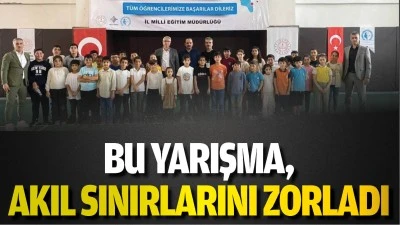 Bu yarışma, akıl sınırlarını zorladı