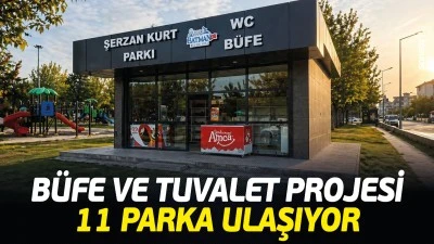 B&uuml;fe ve tuvalet projesi 11 parka ulaşıyor