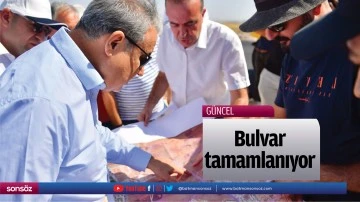 Bulvar tamamlanıyor