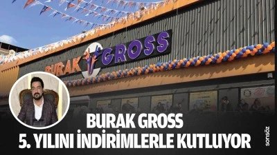 Burak Gross, 5. yılını indirimlerle kutluyor
